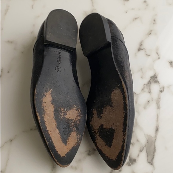 ALL SAINTS black pointy toe shoes - Picture 7 of 7